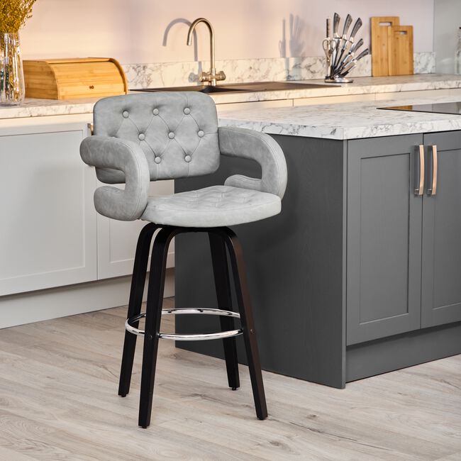 CAVENDISH Barstool Light Grey