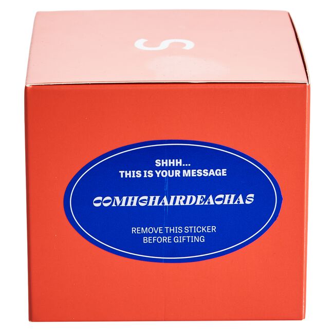 Hidden Message Comhghairdeachas Candle 250g