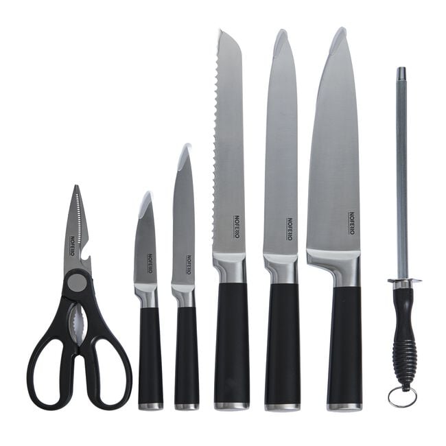Noferro 7 Piece Knife Block Set