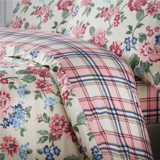 SUPER KING SIZE DUVET COVER Brushed Cotton Amanda Blush