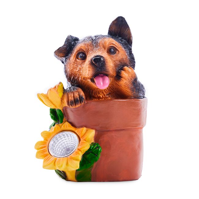 Puppy & Kitten Garden Solar Light