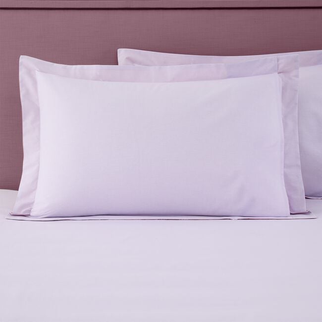 Marguerite Oxford Pillowcase Pair - Pink