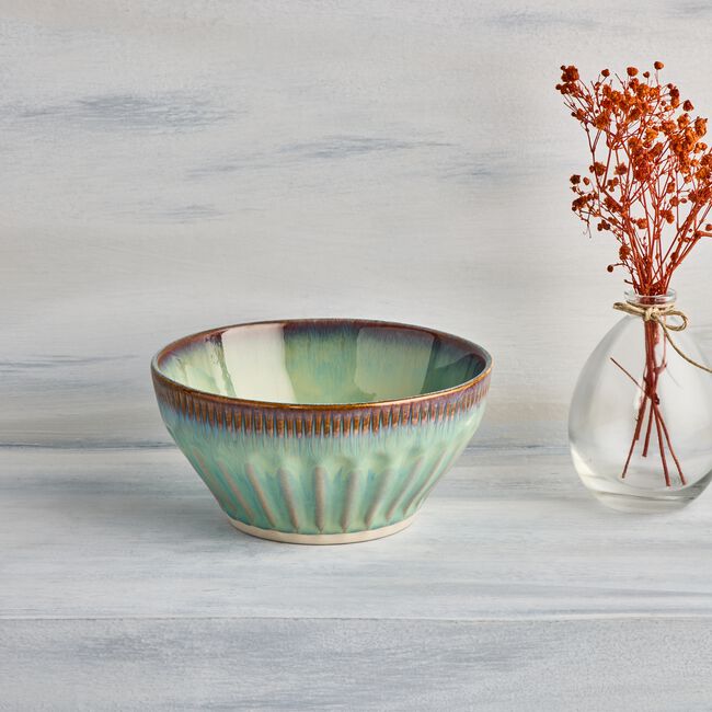 Heritage Caragh Azure Rice Bowl