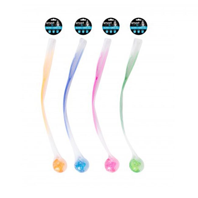 Chucker With Squeak & Flash Rubber Ball - Assorted