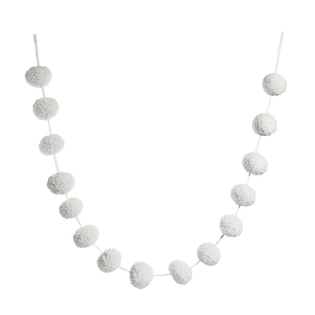 Pom Pom Christmas Garland 1.7M 