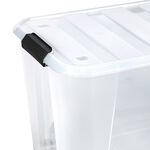 Storage Master 52L Rolling Ultra Clear Storage Box