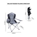 Deluxe Padded Folding Camping Chair