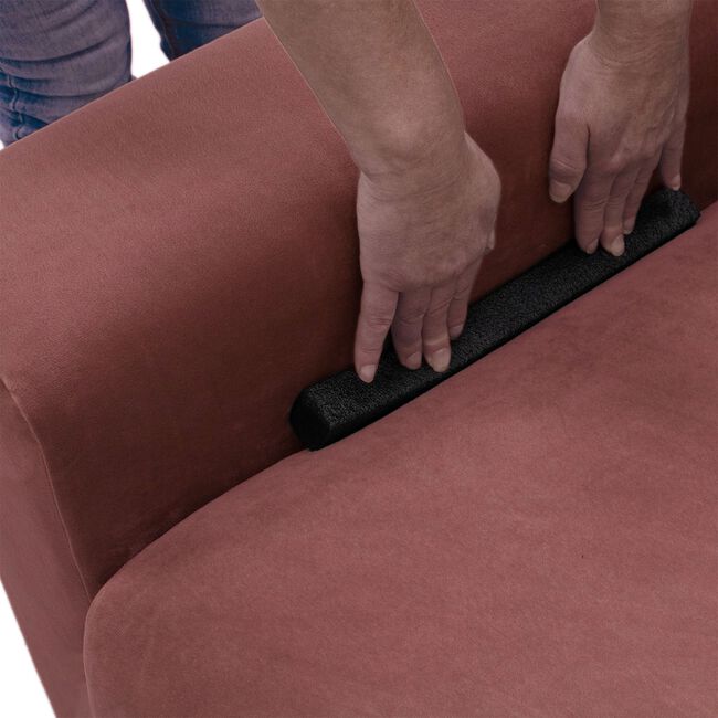 REGAL MILLS EASYSTRETCH VELVET BORDEAUX  4 Seater Sofa Cover