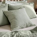 HEBDEN STRIPE FOREST GREEN 55X55 