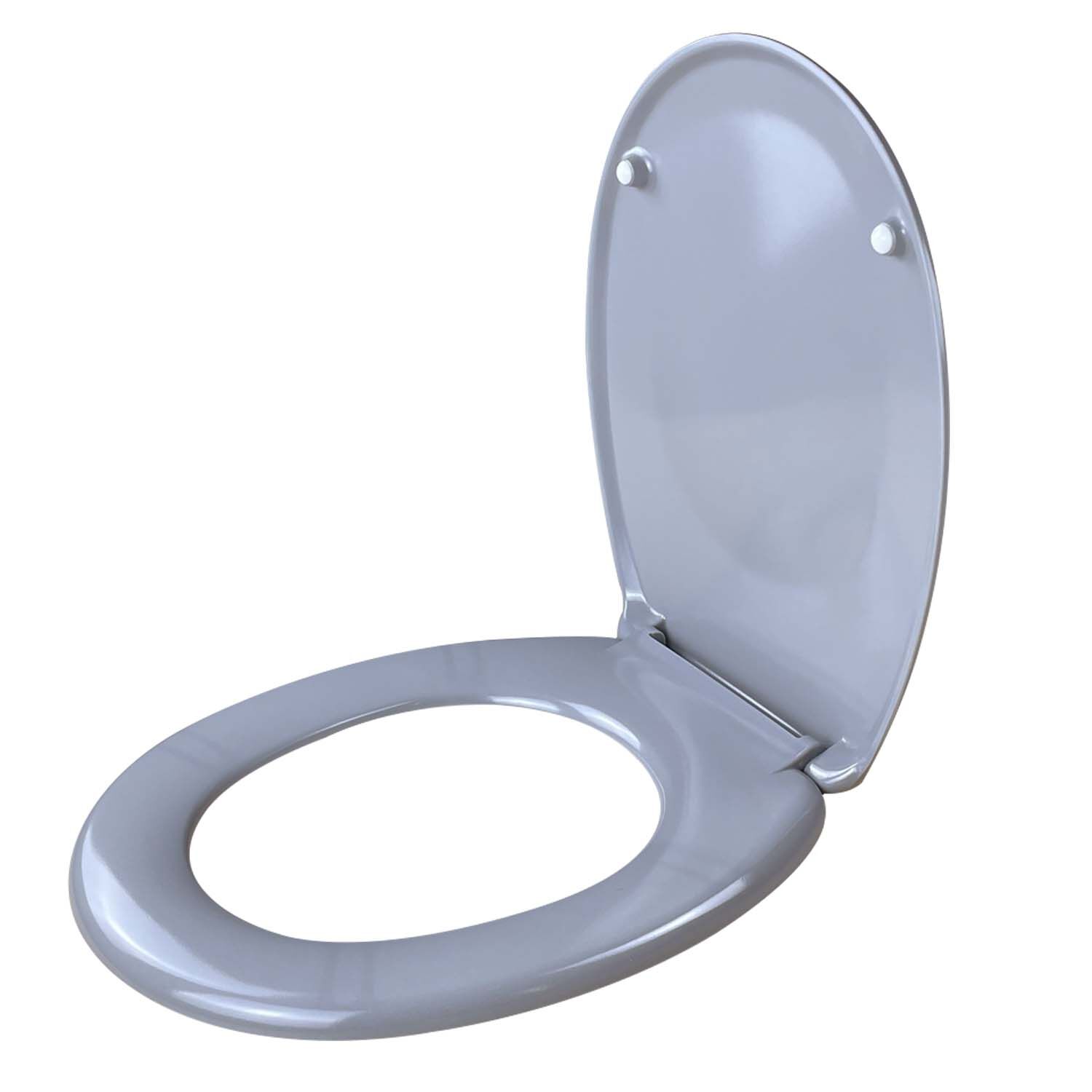 Slow Close Grey Toilet Seat Home Store + More