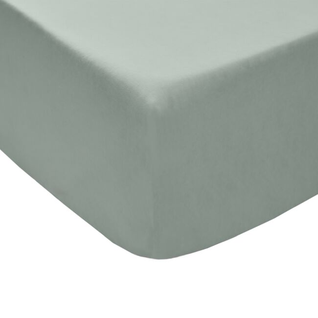 SUPER KING FITTED SHEET Luxury Percale Forest Green 5D