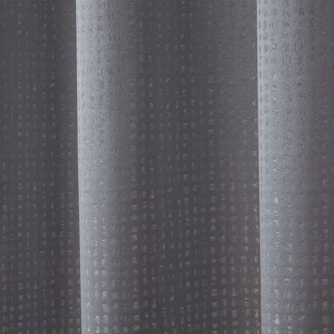 BLACKOUT & THERMAL DASH SILVER  66x90 Curtain