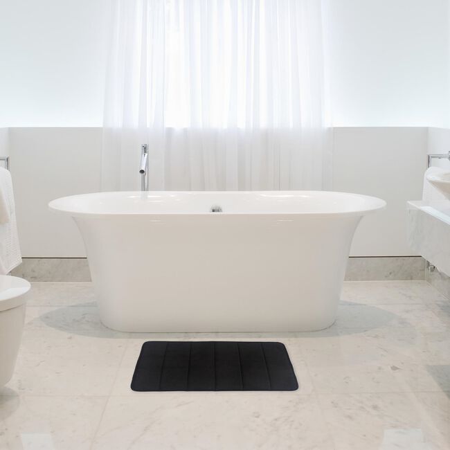 MEMORY FOAM BLACK 40x60 Bath Mat