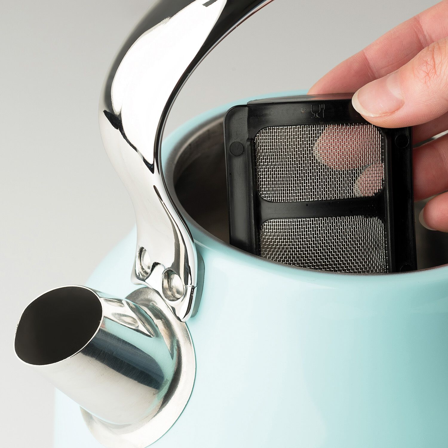 Haden Heritage 1.7L 3KW Rapid Boil Blue Kettle Home Store + More