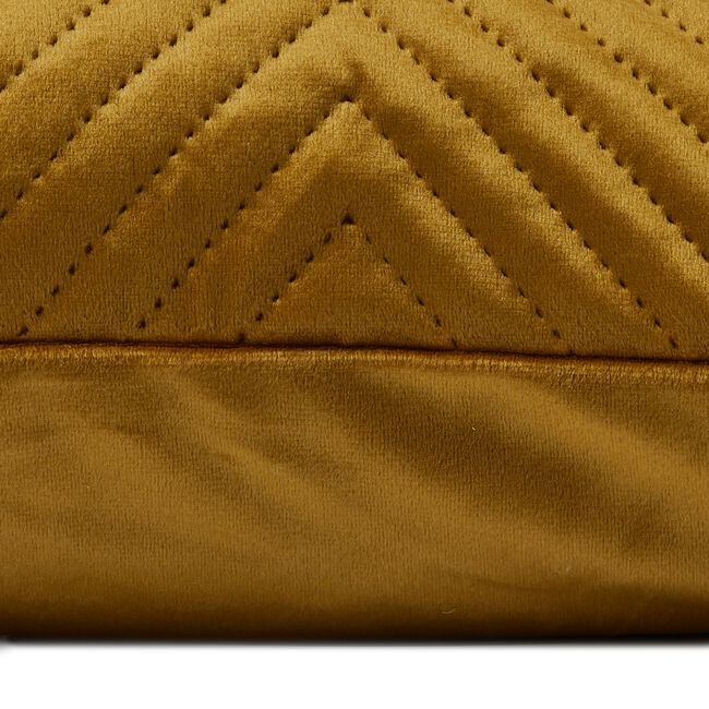 TRIANGLE STITCH GOLD 45X45 Cushion