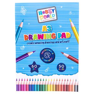 Hobby World A3 Drawing Pad - 50 Sheets