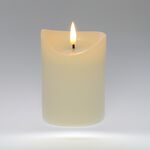 LED Pillar Candle White - 9x12,5cm