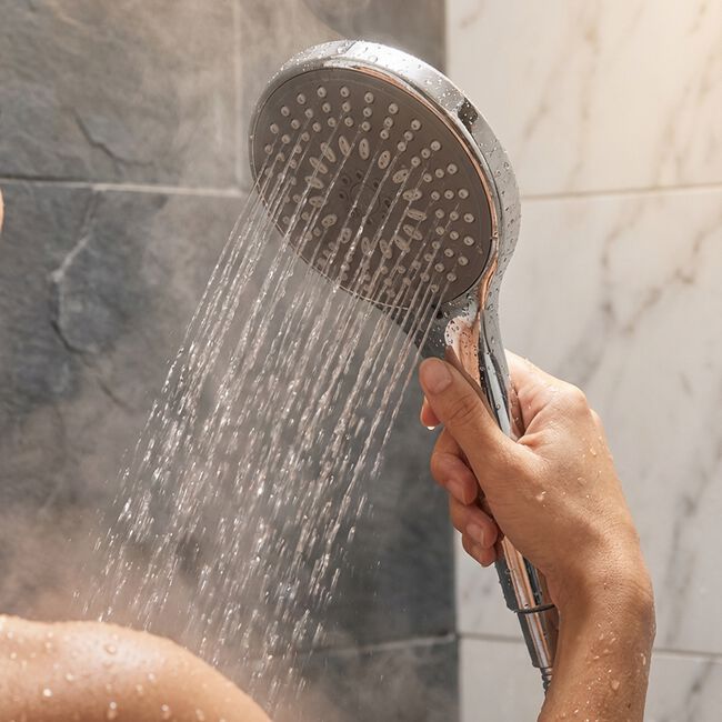 De Vielle 3 Function Jet Shower Head Chrome