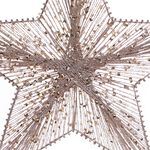 Gold Glitter Star Christmas Tree Decoration