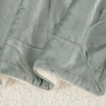 NICOLE DAY MINK SHERPA SLATE 130x170cm Throw