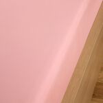 KING SIZE FITTED SHEET Brushed Cotton Twill Pink