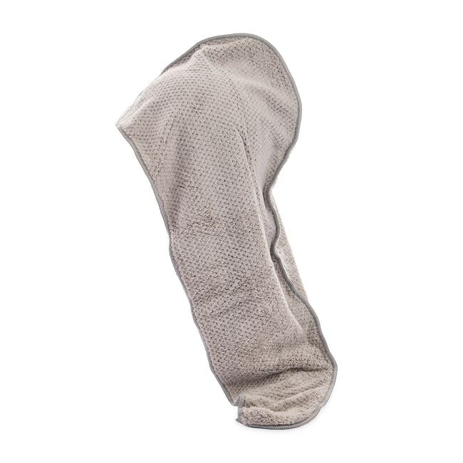 NICOLE DAY WAFFLE GREY Hair Turban