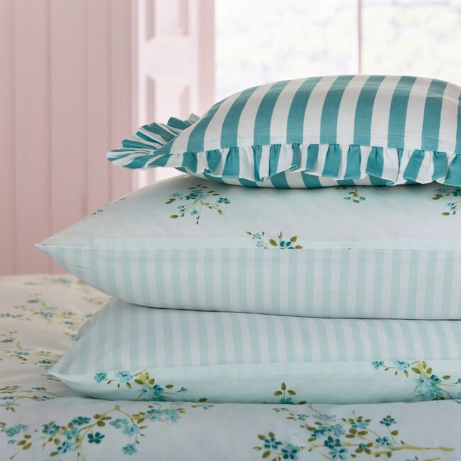 HELENA SPRINGFIELD SINGLE DUVET COVER Blossom Aqua