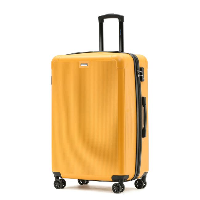 LARGE LIGHTWEIGHT HARDSHELL LUGGAGE - OCHRE