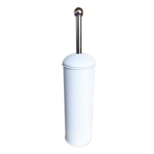 White Sparkle Dome Lid Toilet Brush