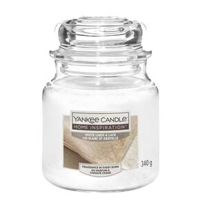 Yankee Candle® White Linen & Lace Candle Jar 340g