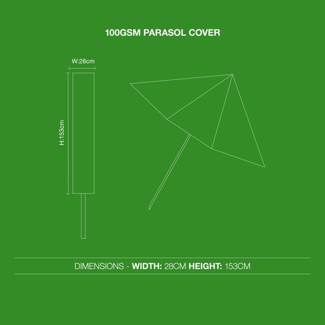 100GSM Parasol Cover 