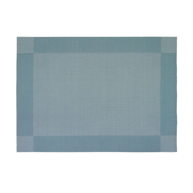 Netted Oxford Placemat - Duck Egg