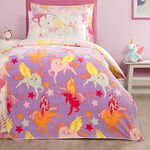 Unicorn Sky City 120cm x 150cm Throw