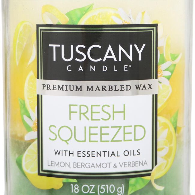 Tuscany Triple Pour Candle Fresh Squeezed 18oz
