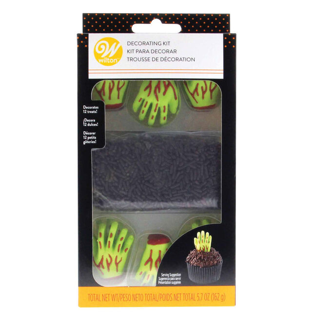 Wilton Halloween Zombie Hand Icing 12 Piece Set