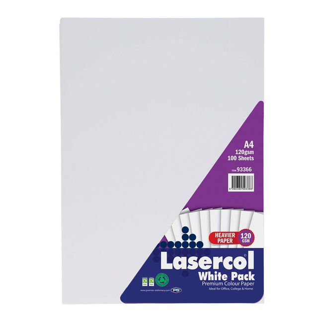 Lasercol A4 120gsm Activity Paper - 100 Sheets