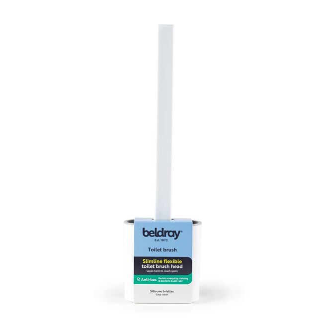 BELDRAY ANTIBAC SLIMLINE Toilet Brush
