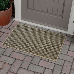 Sahara Doormat 40x60cm - Ivory & Charcoal