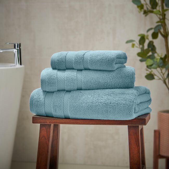 450GSM  ZERO TWIST AQUAMARINE 50x90 Hand Towel
