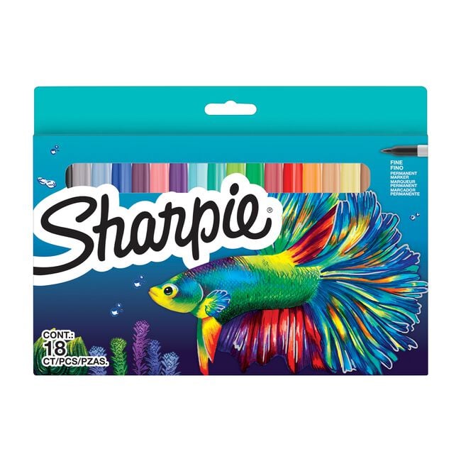 Sharpie Permanent Marker 18 Colours Set
