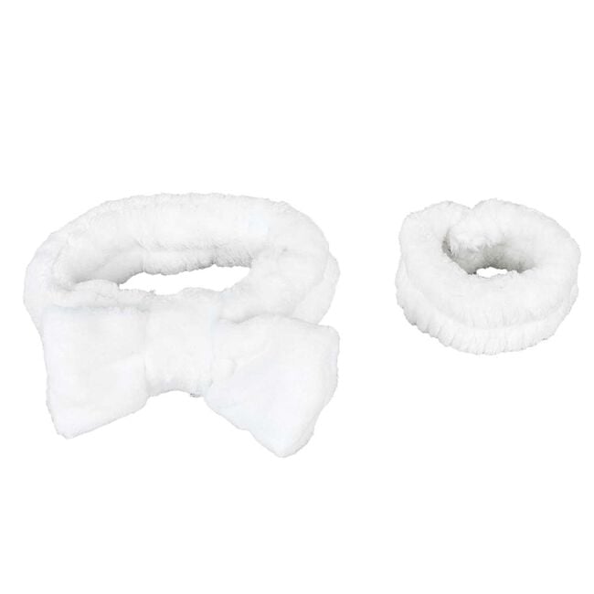 Cosmetic Club Hair Band and Wrist Band Set