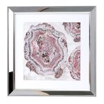 Pink Waves Jewelled Wall Art 46.5cm x 46.5cm
