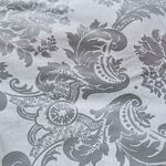 CATHERINE LANSFIELD SUPERKING DUVET COVER Damask Jacquard Silver 