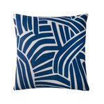 OVERLAP GEO NAVY 45x45 Cushion
