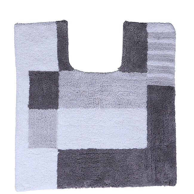 Boxes Grey Pedestal Mat 50cm x 50cm