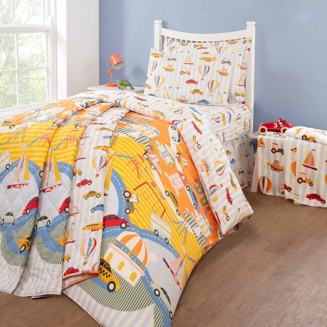 Adventure Town Oxford Pillowcase Pair