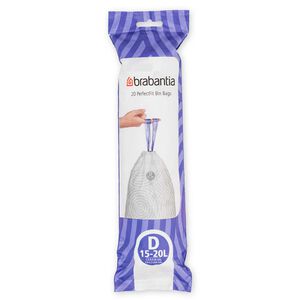 Brabantia Perfect Fit Bin Bags 15-20L (D) 20 Pack