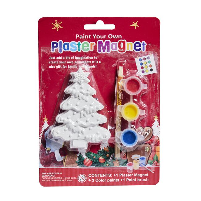 Paint Your Own Christmas Tree Magnet