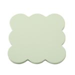 Scallop Wooden Sage 4Pk Coasters