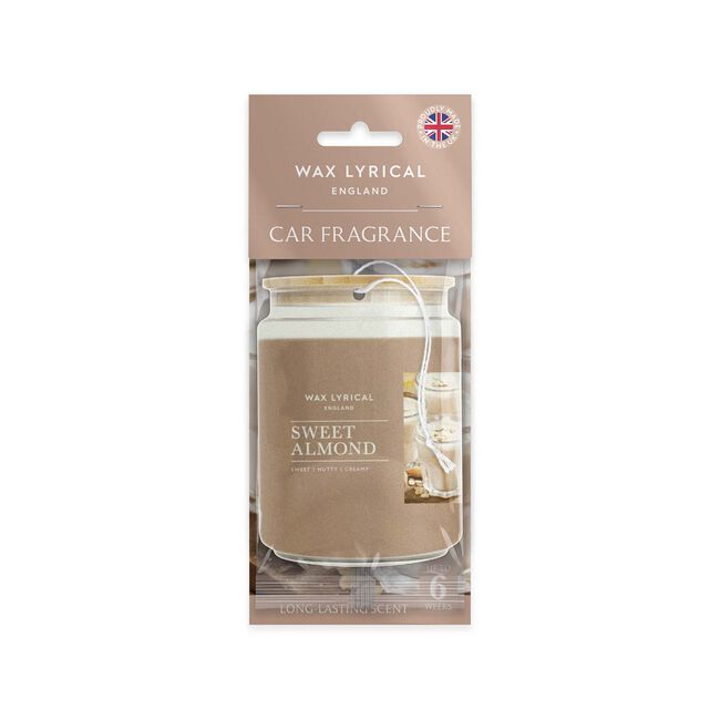 Wax Lyrical Sweet Almond Car Air Freshener